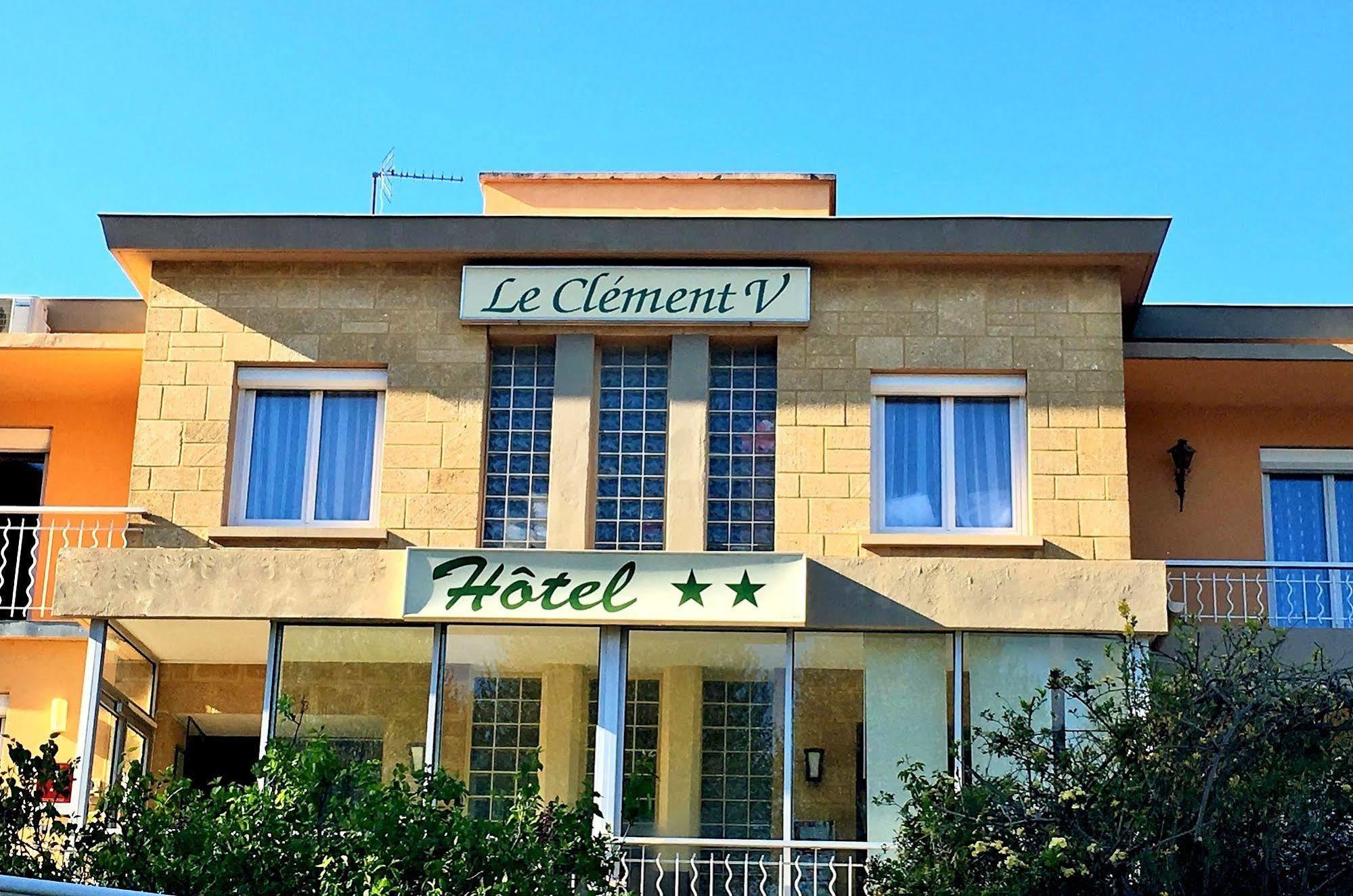 Logis Hotel Le Clement V Roquemaure  Exteriér fotografie